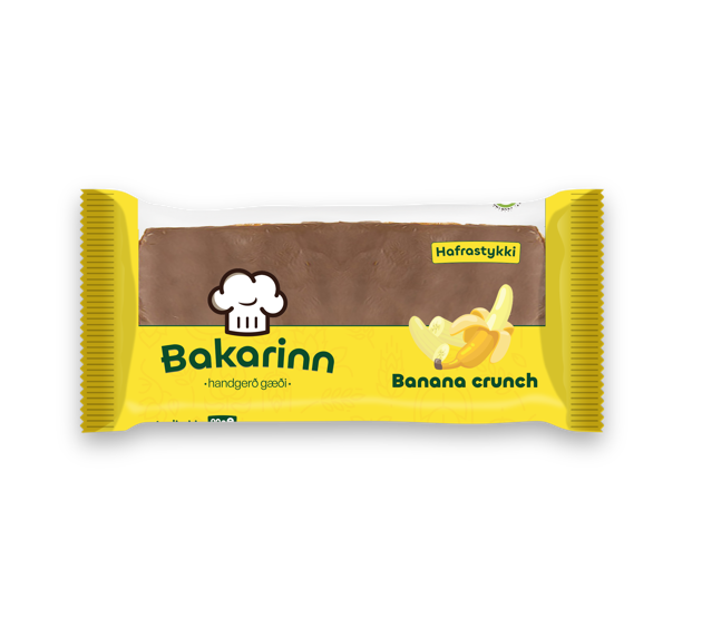 banana crunch hafrastykki 90g