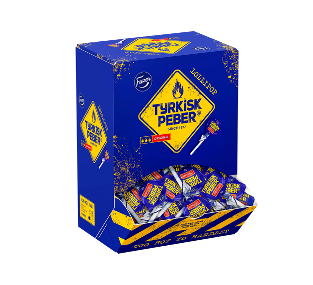 Tyrkisk Peber lollopop box