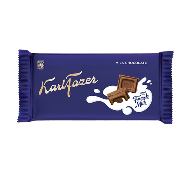 KarlFazer Milk Chocolate 145g