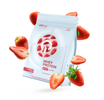 Qnt Strawberry Whey Protein 500g