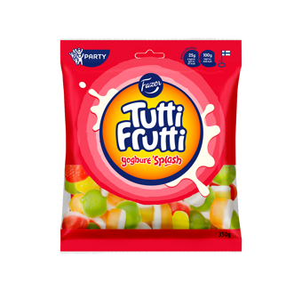 Tutti Frutti Yoghurt Splash 350g.