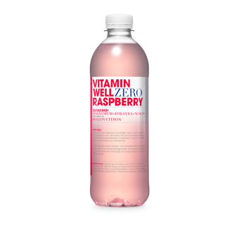 Vitamin Well Zero Raspberry 500ml