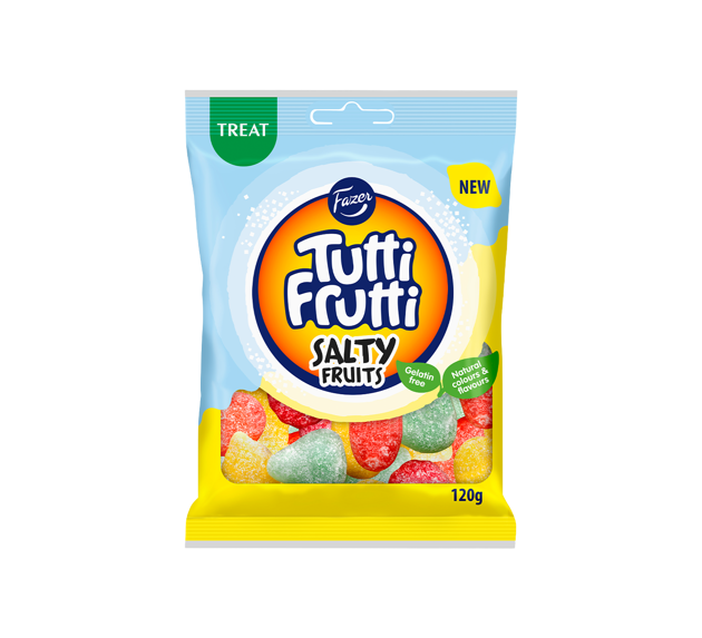 Fazer Tutti Frutti Salty Fruits 120g
